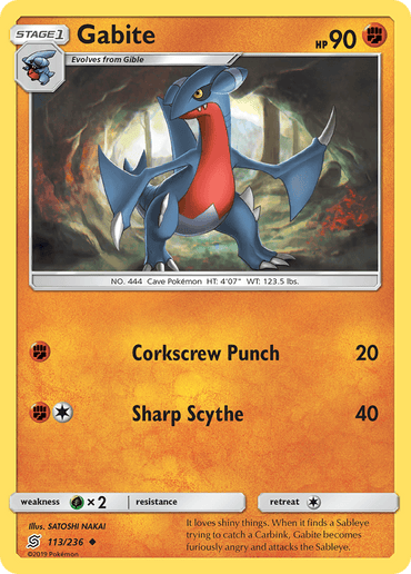 Gabite (113/236) [Sun & Moon: Unified Minds] (Online Only)