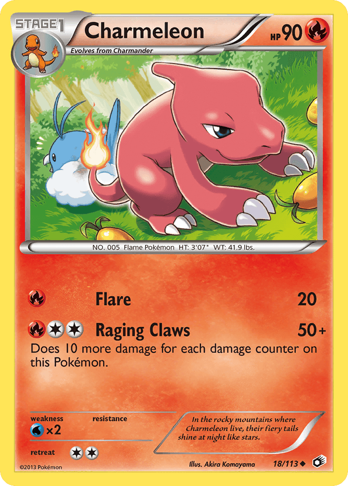 Charmeleon (18/113) [Black & White: Legendary Treasures] (Online Only)