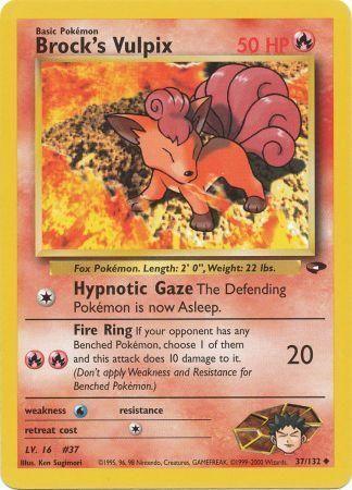 Brock's Vulpix (37/132) [Gym Challenge Unlimited] (Online Only)