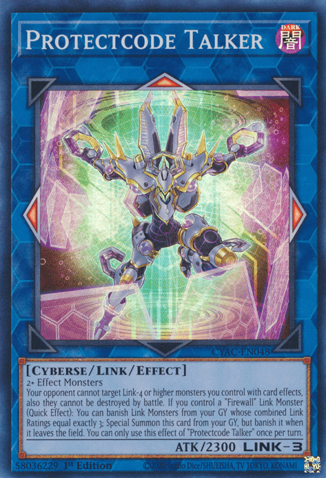 Protectcode Talker [CYAC-EN048] Super Rare (ONLINE ORDER ONLY)
