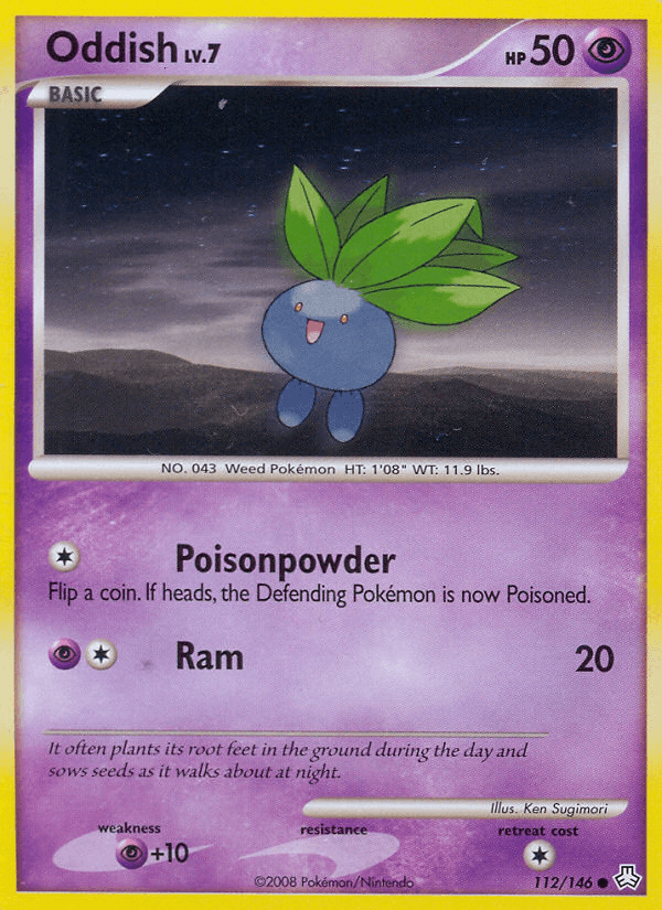 Oddish (112/146) [Diamond & Pearl: Legends Awakened] (Online Only)