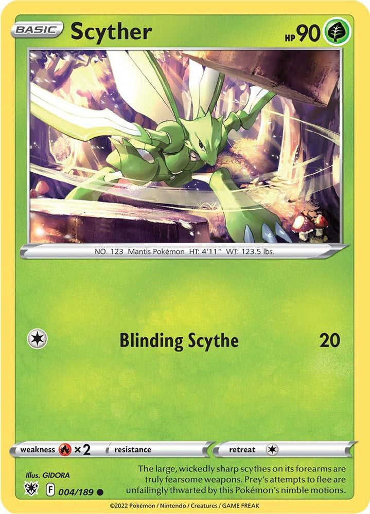 Scyther (004/189) [Sword & Shield: Astral Radiance] (Online Only)