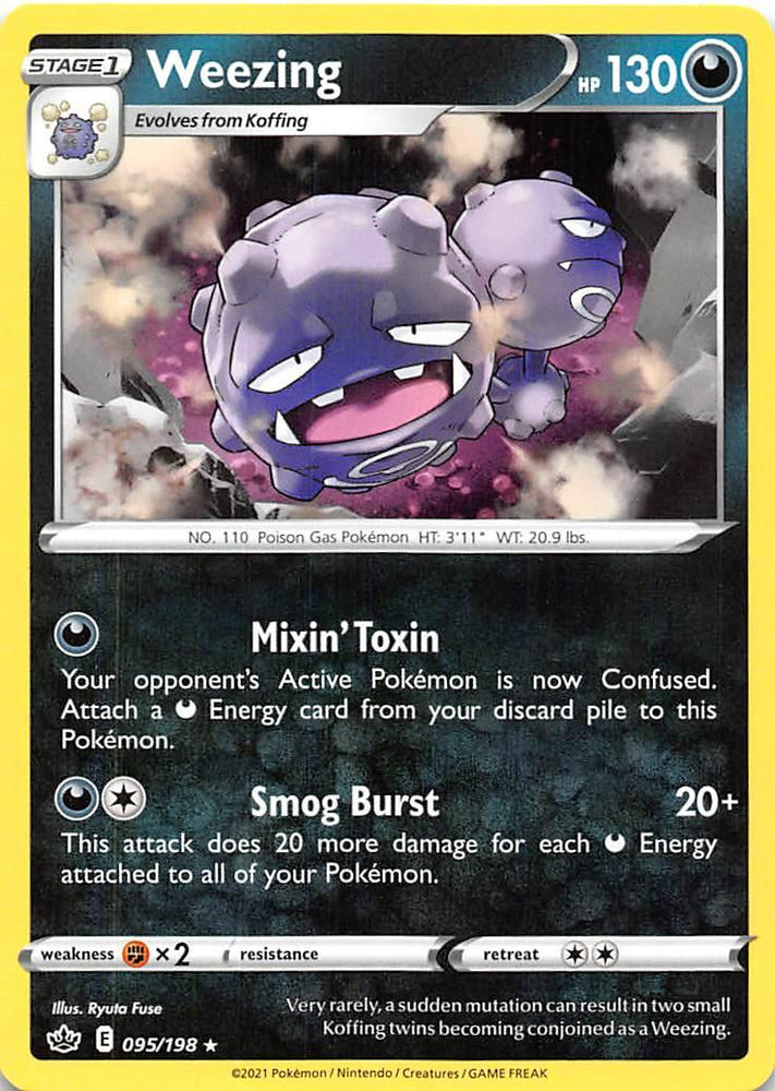 Weezing (095/198) [Sword & Shield: Chilling Reign] (Online Only)