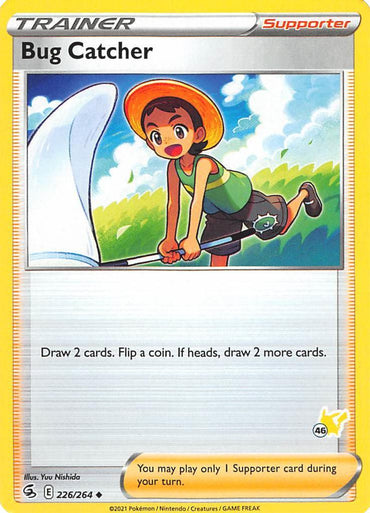 Bug Catcher (226/264) (Pikachu Stamp #46) [Battle Academy 2022] (Online Only)
