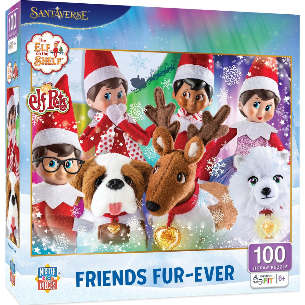Elf on the Shelf - Friends Fur-Ever 100 Piece Jigsaw Puzzle (ONLINE ORDER ONLY)