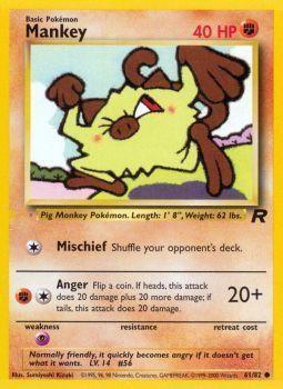 Mankey (61/82) [Team Rocket Unlimited] (Online Only)