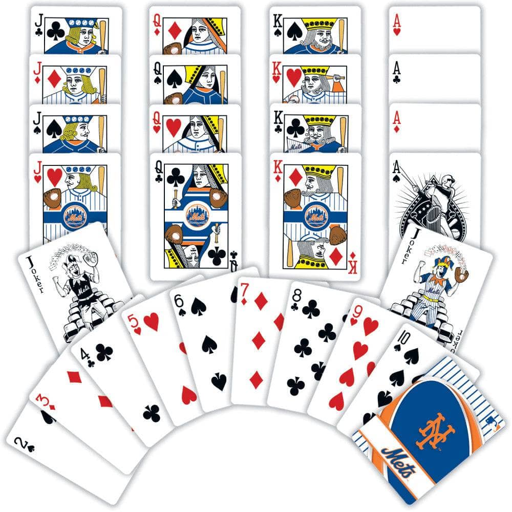 New York Mets Playing Cards - 54 Card Deck (ONLINE ORDER ONLY)