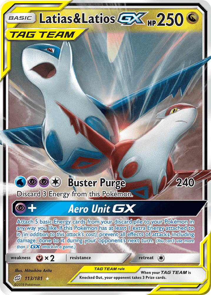 Latias & Latios GX (113/181) [Sun & Moon: Team Up] (Online Only)