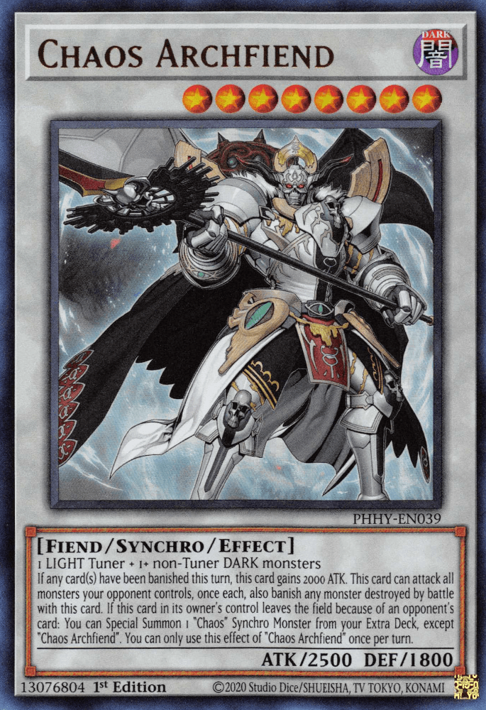 Chaos Archfiend [PHHY-EN039] Ultra Rare (ONLINE ORDER ONLY)