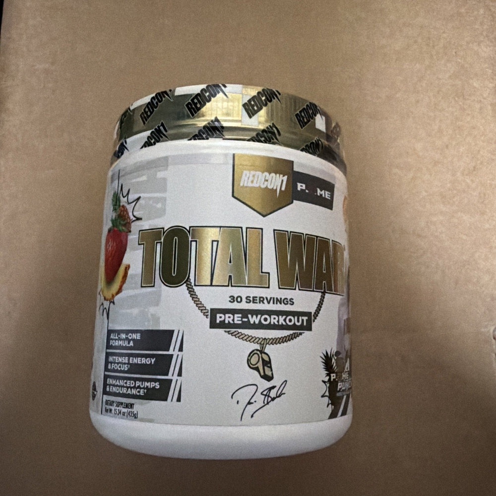 REDCON1 TOTAL WAR Pre Workout 30 Serv Primetime Punch Free Ship 10/2027 EXP (ONLINE ORDER ONLY)