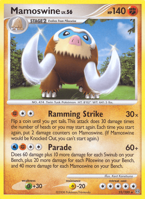 Mamoswine (21/100) [Diamond & Pearl: Stormfront] (Online Only)
