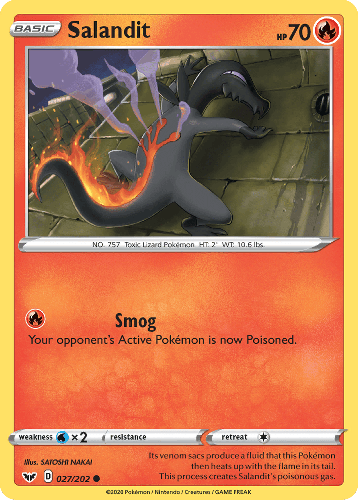 Salandit (027/202) [Sword & Shield: Base Set] (Online Only)