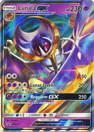 Lunala GX (SM103) (Jumbo Card) [Sun & Moon: Black Star Promos] (Online Only)