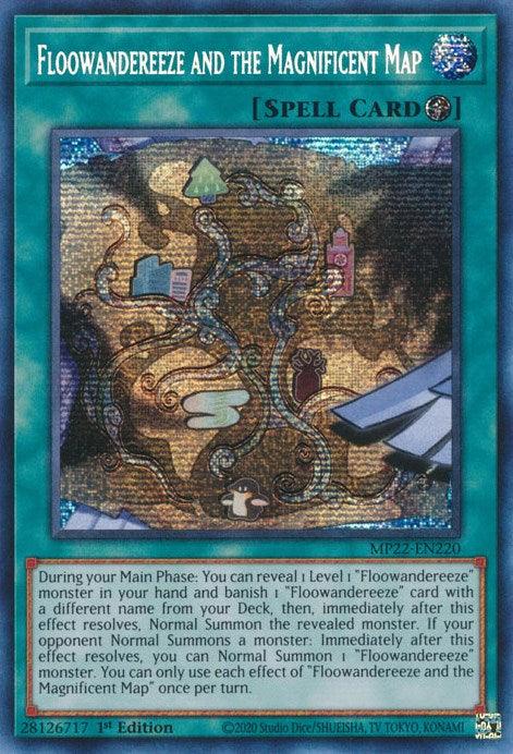 Floowandereeze and the Magnificent Map [MP22-EN220] Prismatic Secret Rare (ONLINE ORDER ONLY)