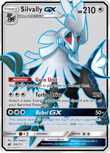 Silvally GX (108/111) [Sun & Moon: Crimson Invasion] (Online Only)