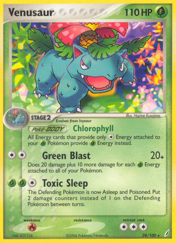 Venusaur (28/100) (Theme Deck Exclusive) [EX: Crystal Guardians] (Online Only)