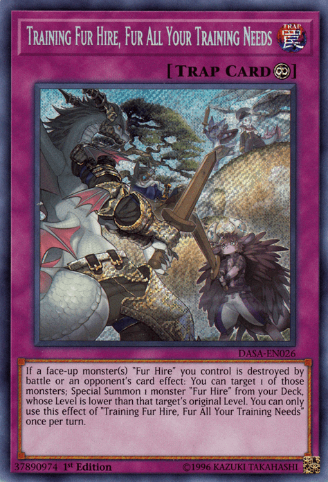 Training Fur Hire, Fur All Your Training Needs [DASA-EN026] Secret Rare (ONLINE ORDER ONLY)