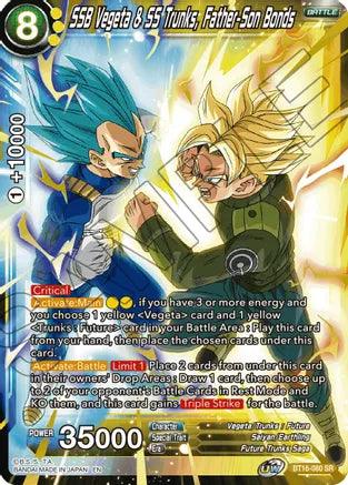 SSB Vegeta & SS Trunks, Father-Son Bonds (BT16-080) [Realm of the Gods] (ONLINE ORDER ONLY)