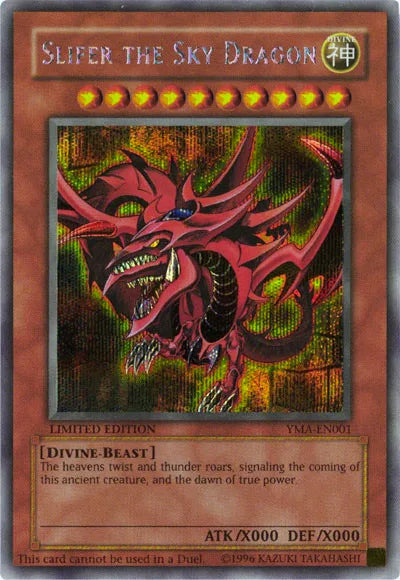 Slifer the Sky Dragon [YMA-EN001] Secret Rare