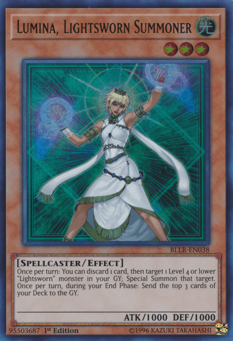 Lumina, Lightsworn Summoner [BLLR-EN038] Ultra Rare (ONLINE ORDER ONLY)
