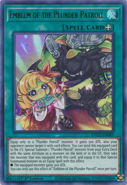 Emblem of the Plunder Patroll [ETCO-EN089] Ultra Rare (ONLINE ORDER ONLY)