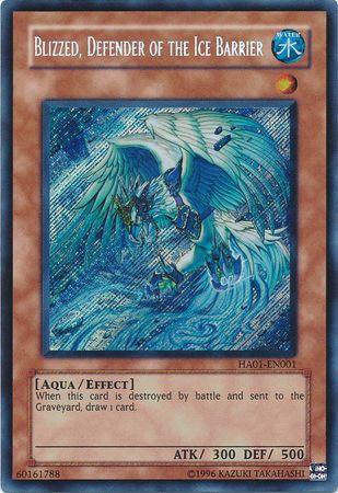 Blizzed, Defender of the Ice Barrier [HA01-EN001] Secret Rare (ONLINE ORDER ONLY)