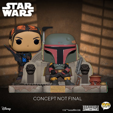 Pop! Moment: Star Wars The Mandalorian - Boba Fett & Fennec Shand Vinyl Figure (Online Order Only)