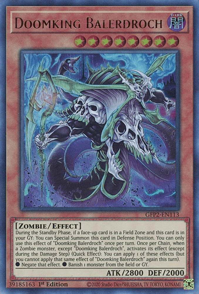 Doomking Balerdroch [GFP2-EN113] Ultra Rare (ONLINE ORDER ONLY)