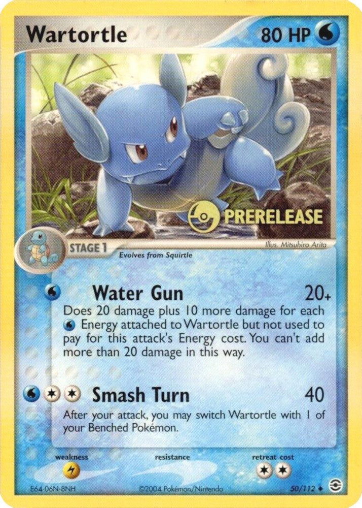Wartortle (50/112) (Prerelease) [EX: FireRed & LeafGreen] (Online Only)