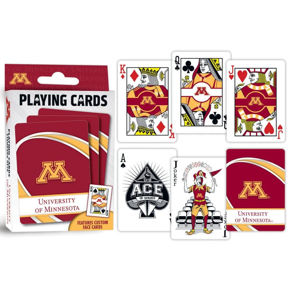 Minnesota Golden Gophers Playing Cards - 54 Card Deck (ONLINE ORDER ONLY)