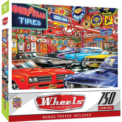 Wheels - Gas, Grit & Glory 750 Piece Jigsaw Puzzle