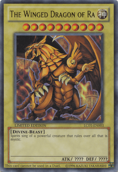 The Winged Dragon of Ra [LC01-EN003] Ultra Rare (ONLINE ORDER ONLY)
