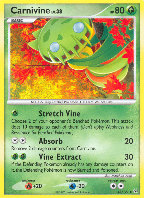 Carnivine (43/127) [Platinum: Base Set] (Online Only)