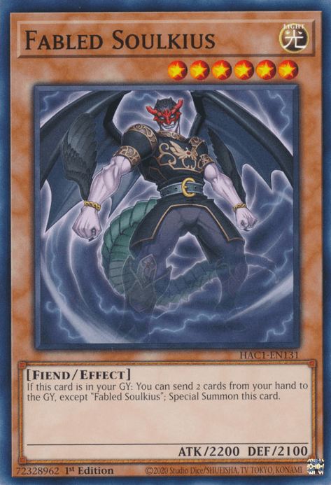 Fabled Soulkius [HAC1-EN131] Common (ONLINE ORDER ONLY)