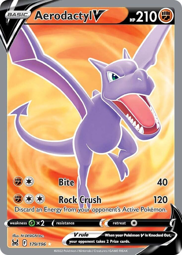 Aerodactyl V (179/196) [Sword & Shield: Lost Origin] (Online Only)