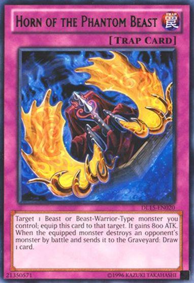 Horn of the Phantom Beast (Purple) [DL15-EN020] Rare (ONLINE ORDER ONLY)