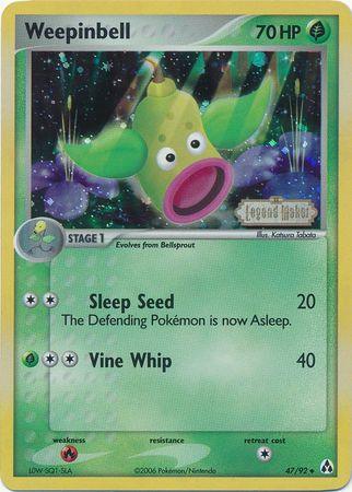 Weepinbell (47/92) (Stamped) [EX: Legend Maker] (Online Only)