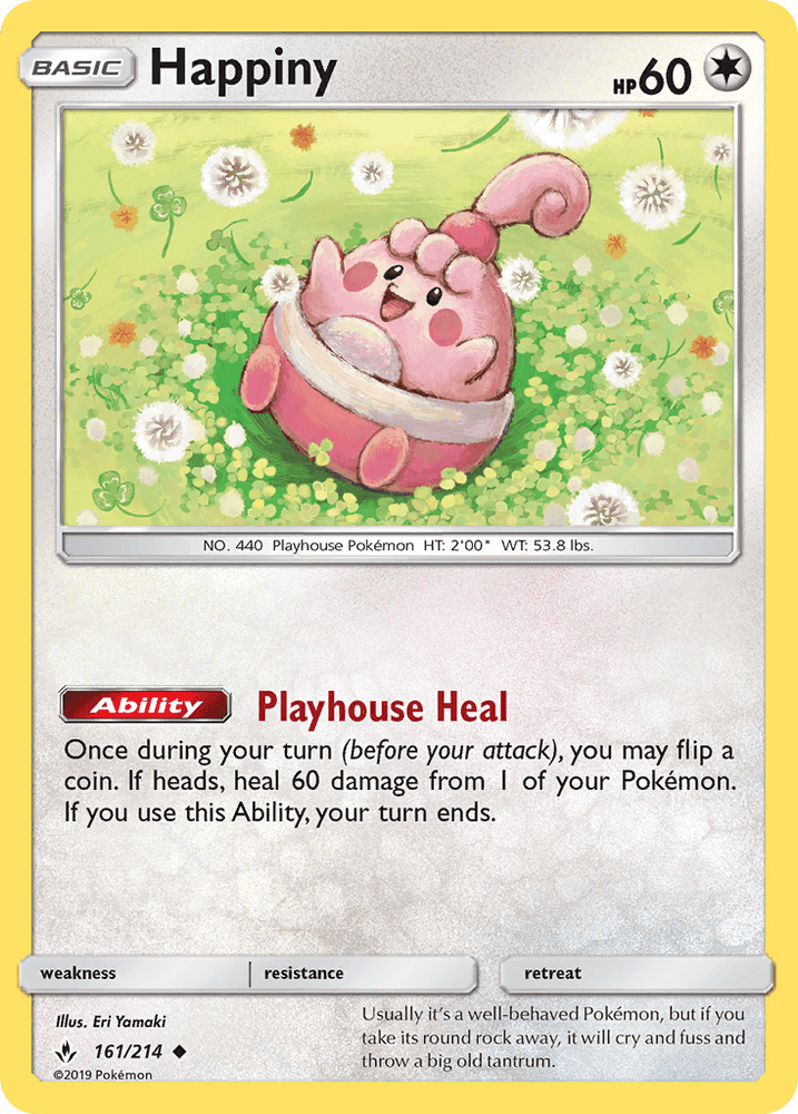 Happiny (161/214) [Sun & Moon: Unbroken Bonds] (Online Only)