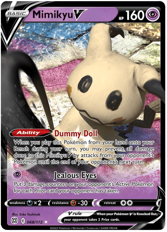Mimikyu V (068/172) [Sword & Shield: Brilliant Stars] (Online Only)