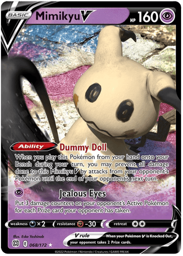 Mimikyu V (068/172) [Sword & Shield: Brilliant Stars] (Online Only)