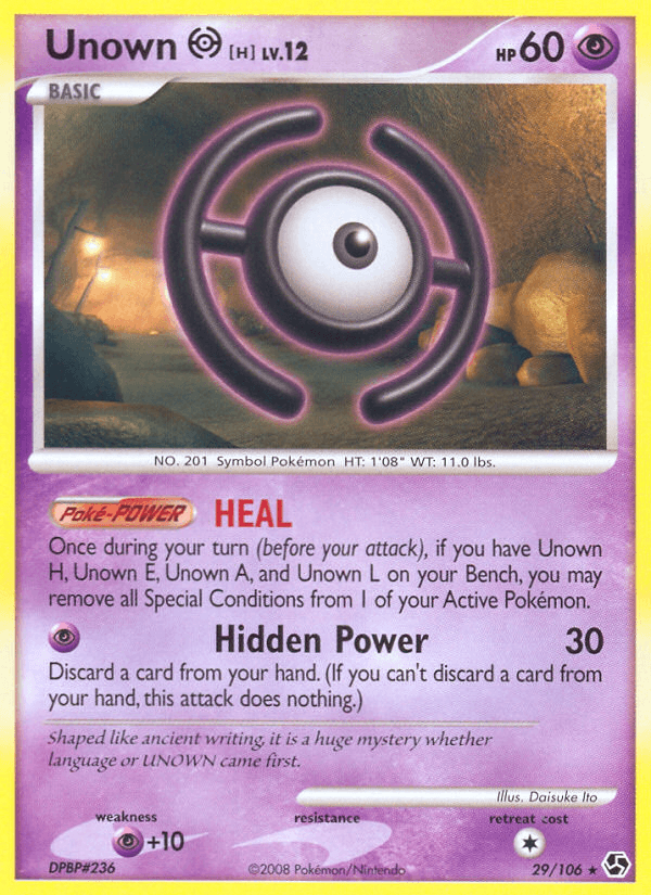 Unown H (29/106) [Diamond & Pearl: Great Encounters] (Online Only)