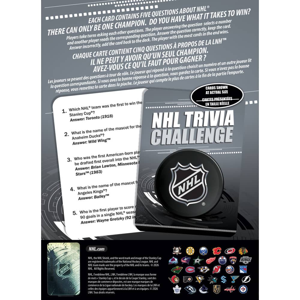 NHL Trivia Challenge (ONLINE ORDER ONLY)