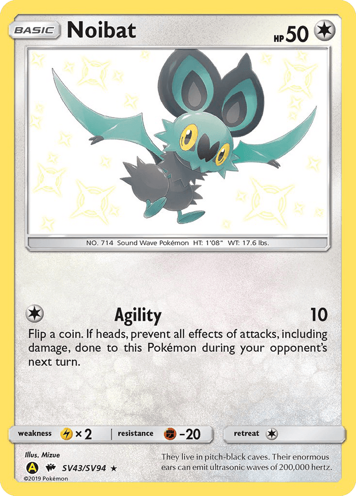 Noibat (SV43/SV94) [Sun & Moon: Hidden Fates - Shiny Vault] (Online Only)