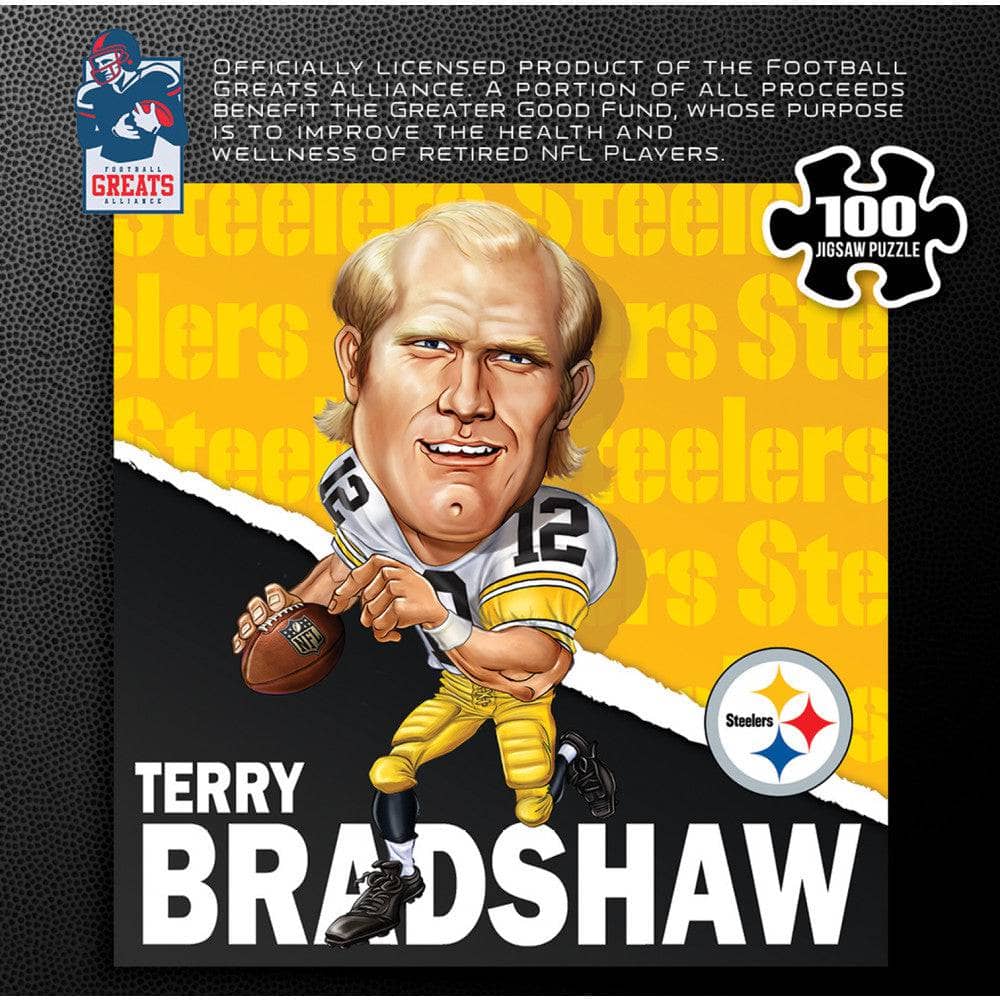 Pittsburgh Steelers All-Time Greats - Terry Bradshaw 100 Piece Jigsaw Puzzle