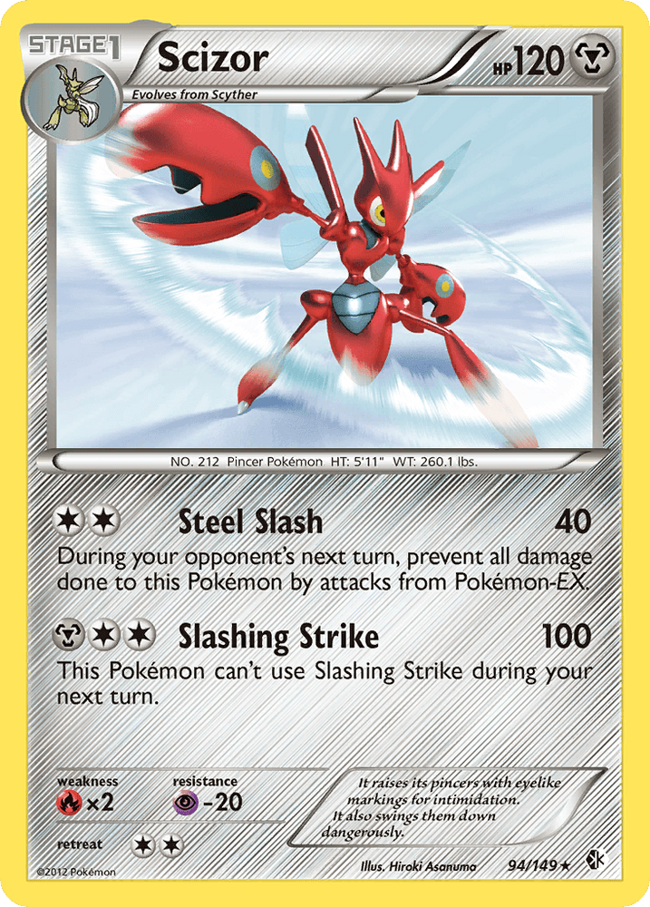 Scizor (94/149) [Black & White: Boundaries Crossed] (Online Only)