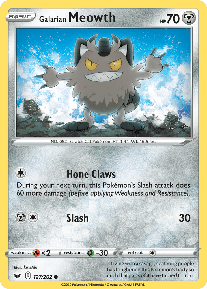 Galarian Meowth (127/202) [Sword & Shield: Base Set] (Online Only)