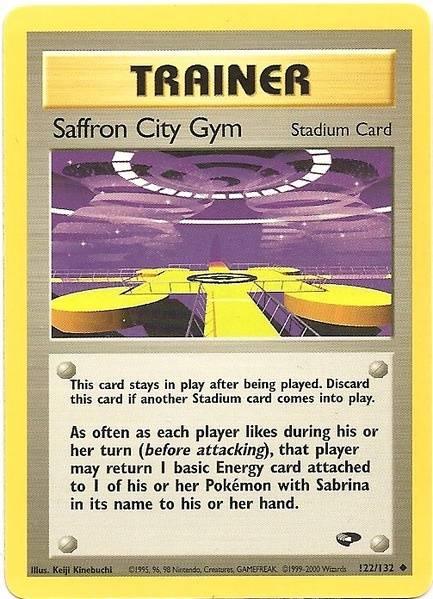 Saffron City Gym (122/132) [Gym Challenge Unlimited] (Online Only)
