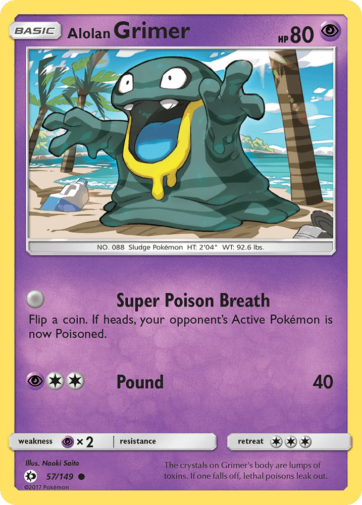 Alolan Grimer (57/149) [Sun & Moon: Base Set] (Online Only)