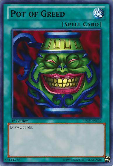Pot of Greed [BP02-EN129] Mosaic Rare (ONLINE ORDER ONLY)