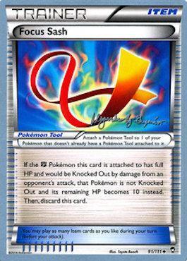 Focus Sash (91/111) (Primal Groudon - Alejandro Ng-Guzman) [World Championships 2015] (Online Only)